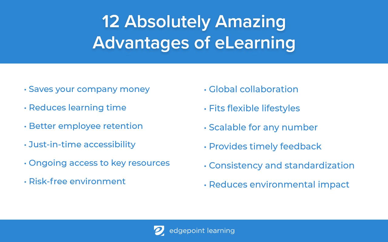 12 Of The Biggest Benefits Of eLearning For Employees | EdgePoint Learning