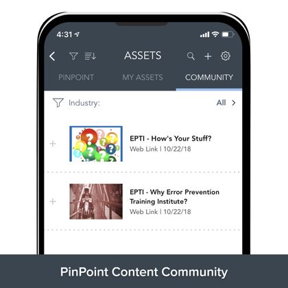 PinPoint Content Community