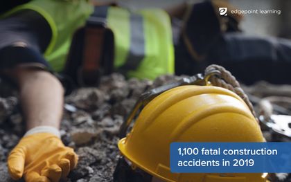 1,100 fatal construction accidents in 2019